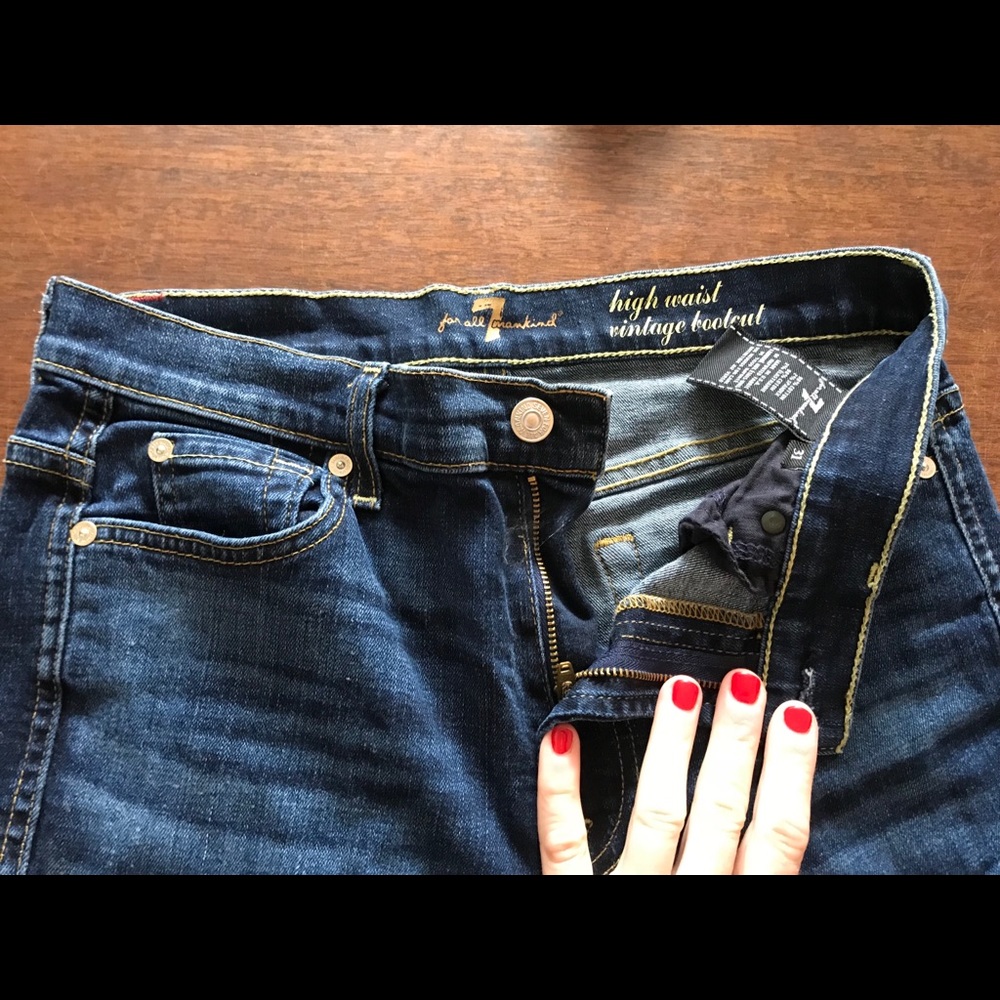 High waist jeans boot cut 7 for all mankind 31